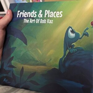 Friends & Places Art Book by Rob Kaz
